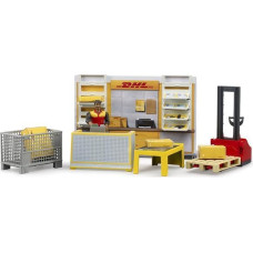 Bruder Figurka Bruder Bruder bworld DHL parcel shop, play building