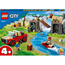 Lego City Terenówka ratowników dzikich zwierząt (60301)