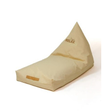 Go Gift Sako bag pouffe Beige mattress XXL 160 x 80 cm