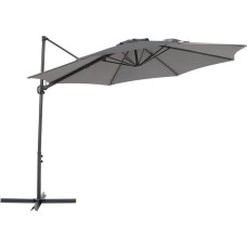 Beliani Lumarko Parasol ogrodowy ⌀ 295 cm ciemnoszary SAVONA II!