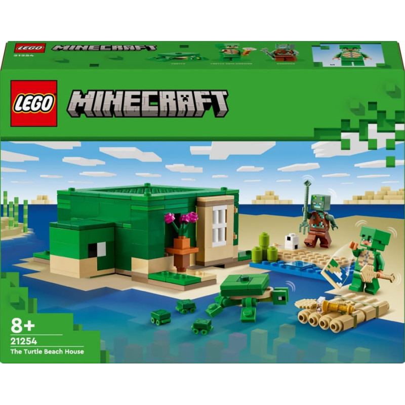 Lego Minecraft Domek na plaży żółwi (21254)