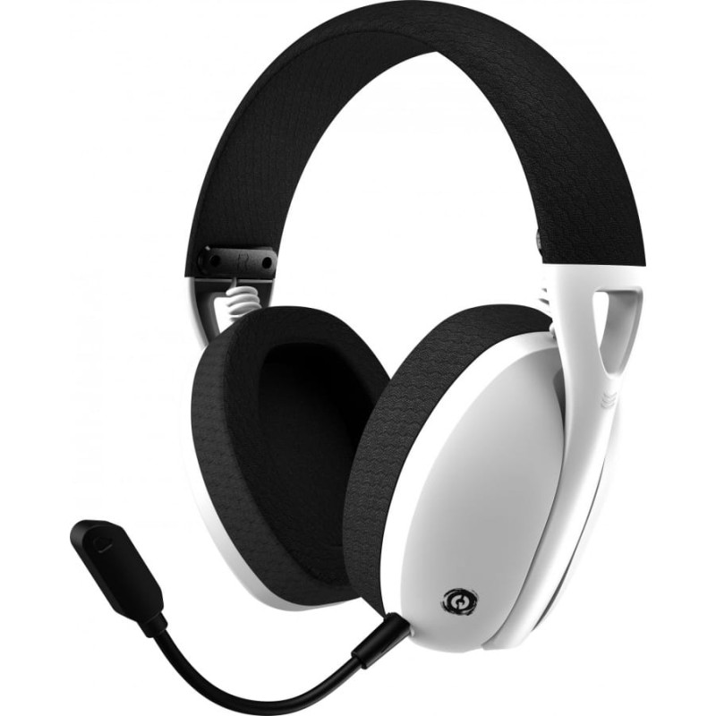 Canyon Słuchawki Canyon CANYON Ego GH-13, Gaming BT headset, +virtual 7.1 support in 2.4G mode, with chipset BK3288X, BT version 5.2, cable 1.8M, size: 198x184x79mm, White