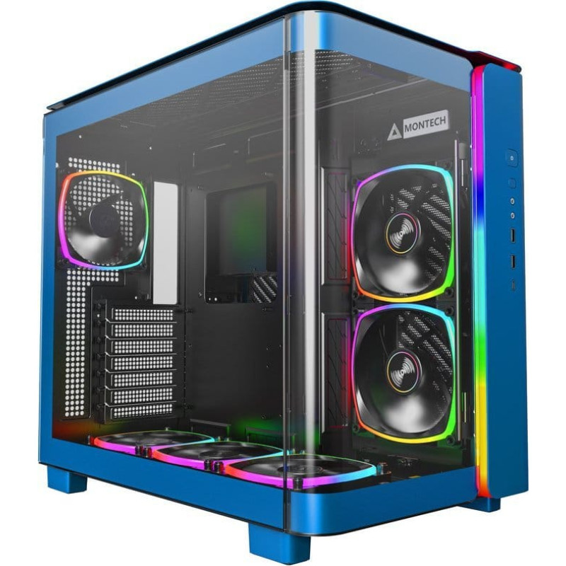 Montech Obudowa Montech Montech KING 95 PRO Midi-Tower, Tempered Glass, ARGB - Berliner Blau