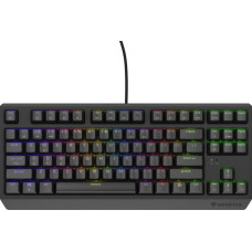 Genesis Klawiatura Genesis KLAWIATURA DLA GRACZY GENESIS THOR 230 TKL US RGB MECHANICZNA OUTEMU BROWN CZARNA HOT SWAP