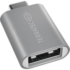 Terratec Adapter USB TerraTec USB-C - USB Srebrny  (251732)