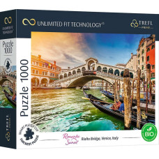 Trefl Puzzle 1000 Pałac Most Rialto, Wenecja, Włochy Unlimited Fit Technology