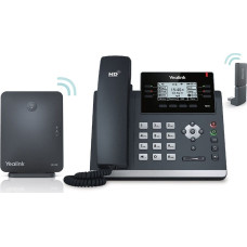 Yealink Telefon Yealink W41P - Telefon IP DECT z bazą IP DECT PoE i zasilaczem