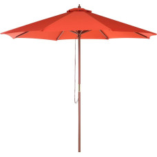 Beliani Parasol ogrodowy Toscana II czerwony 270 cm