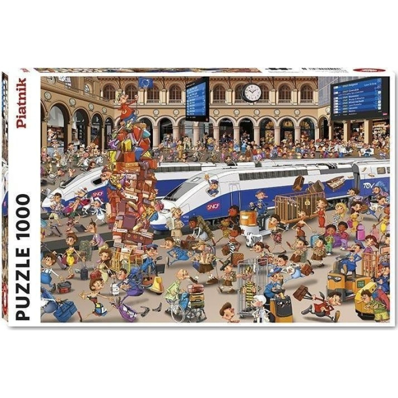 Piatnik Puzzle 1000 Ruyer, Stacja Kolejowa PIATNIK