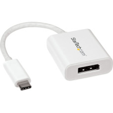 Startech Adapter USB StarTech USB-C - DisplayPort Biały  (CDP2DPW)