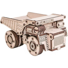 Ecowoodart EWA Drewniane Puzzle 3D Mini Belaz