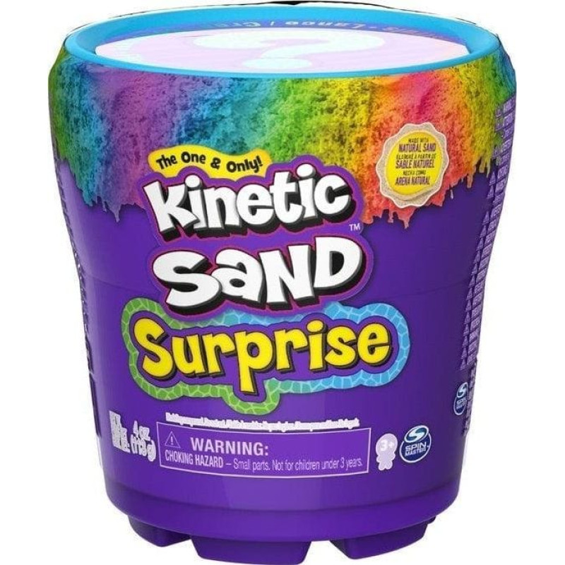 Spin Master Kinetic Sand Kolorowy piasek Niespodzianka