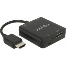 Delock Adapter AV Delock HDMI - Toslink czarny (63276)