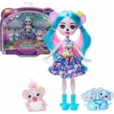 Mattel Enchantimals Rodzina Koale Lalka + figurki (HNT61)