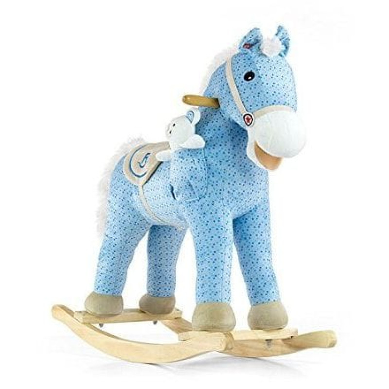 Milly Mally Koń na biegunach Pony blue - MUSTANG PB