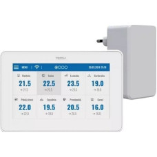 Tech Tech panel kontrolny przewodowy M-9T do listwy l-9R (montaż natynkowy, kolorowy wyświetlacz), biały STM9TWH