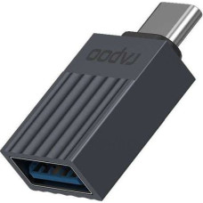 Rapoo Adapter USB Rapoo UCA-1001 USB-C - USB Czarny  (002176820000)