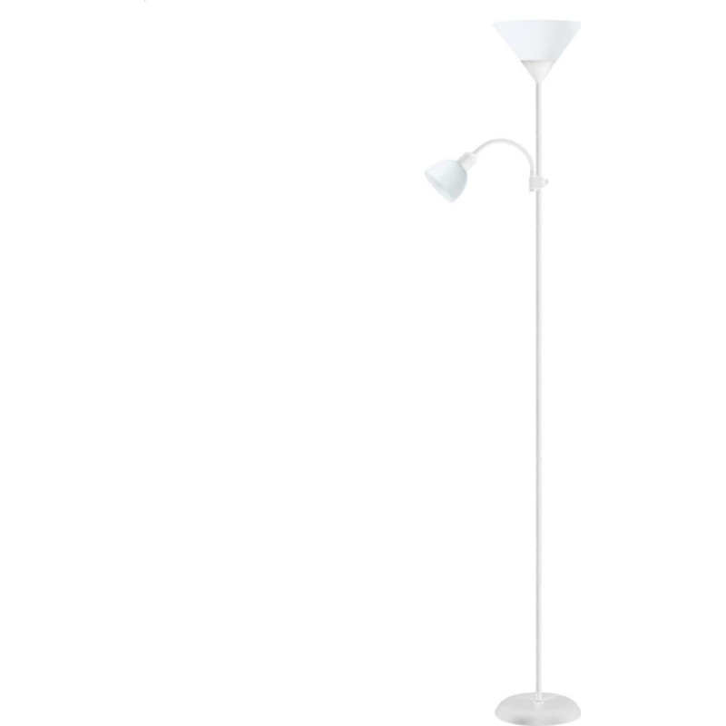 Platinet Lampa podłogowa Platinet PLATINET FLOOR LAMP E27+E14 WHITE [45177]