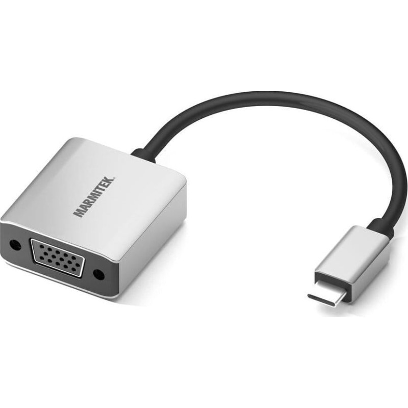 Marmitek Adapter USB Marmitek USB-C - VGA Szary  (8370)