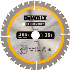 Dewalt Piła tarczowa 165x20mmx36z - DT1950-QZ