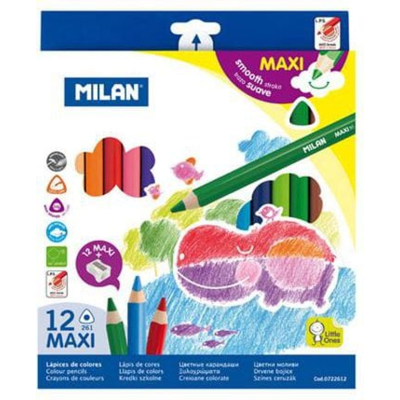 Milan Maxi trójkątne 12 kol. (0722612 MILAN)