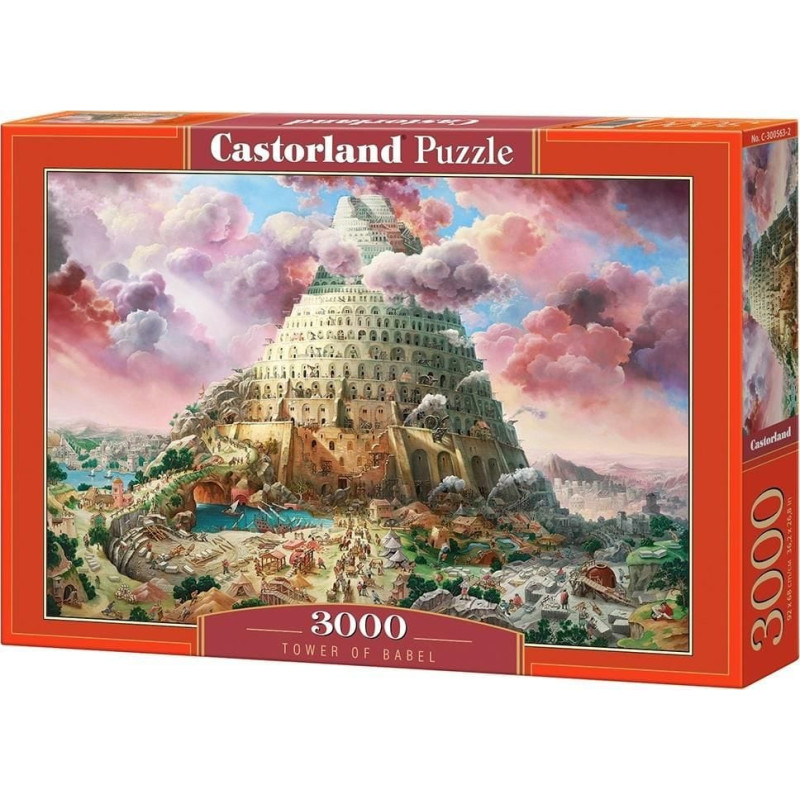 Castorland Puzzle Wieża Babel 3000 el.