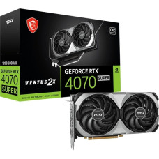 MSI Karta graficzna MSI GeForce RTX 4070 SUPER Ventus 2X OC 12GB GDDR6X