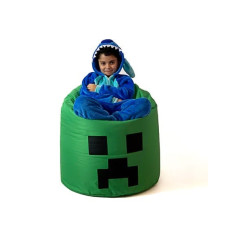 Go Gift Sako bag pouffe Minecraft green XXL 110 x 90 cm