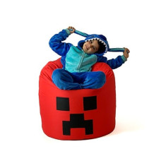 Go Gift Minecraft red XXL 110 x 90 cm Sako bag pouffe