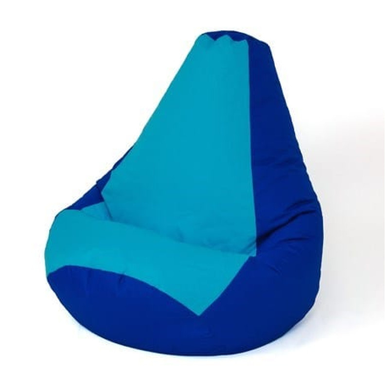 Go Gift Sako bag pouffe Pear blue XL 130 x 90 cm