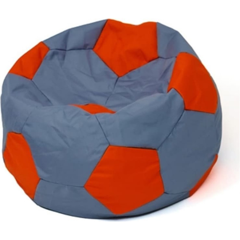 Go Gift Soccer Sako bag pouffe grey-red L 80 cm