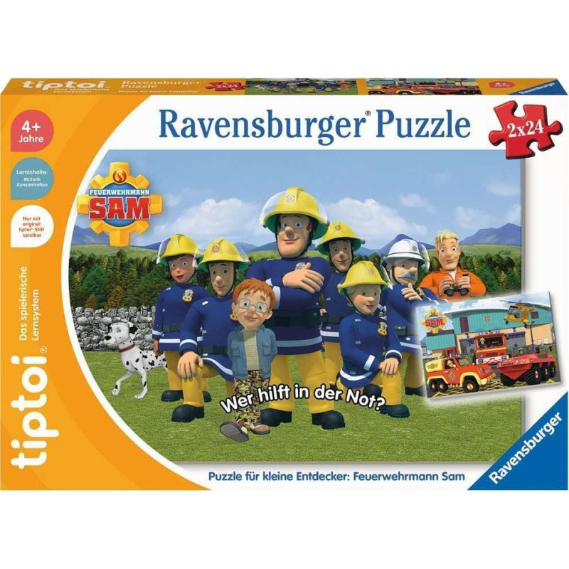 Ravensburger Ravensburger Tiptoi puzzle for little explorers: Fireman Sam