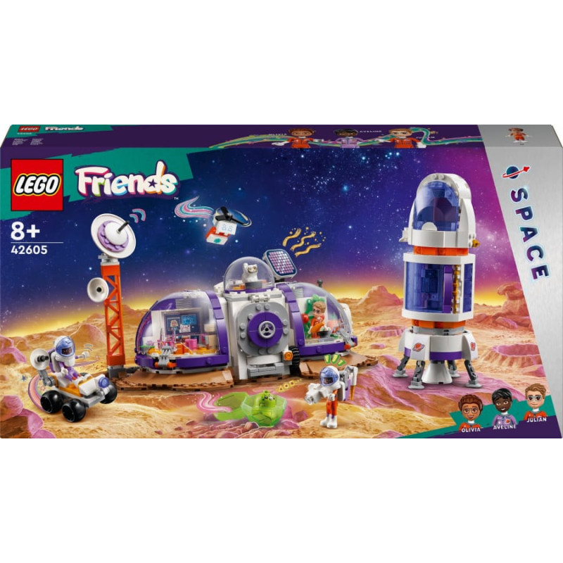 Lego 42605 Friends Mars-Raumbasis mit Rakete