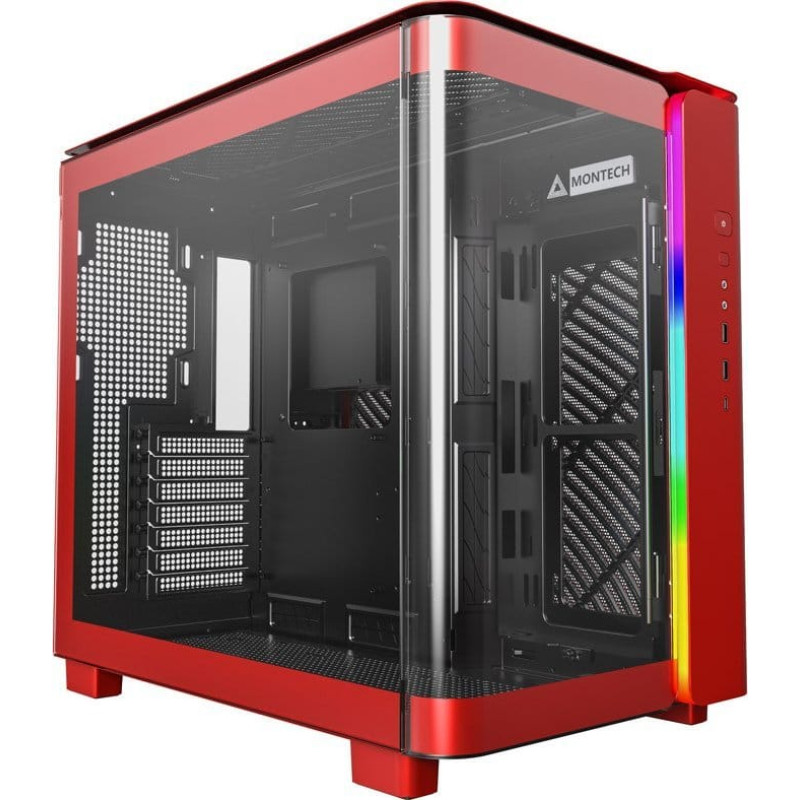 Montech KING 95    (rot, Tempered Glass x 2)