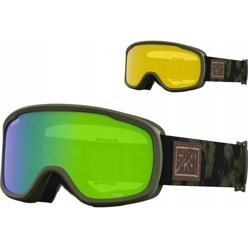 Giro Gogle zimowe GIRO ROAM TRAIL GREEN CLODDUST (szyba LODEN GREEN 26% S2 + YELLOW 77% S1) (NEW 2023/2024)