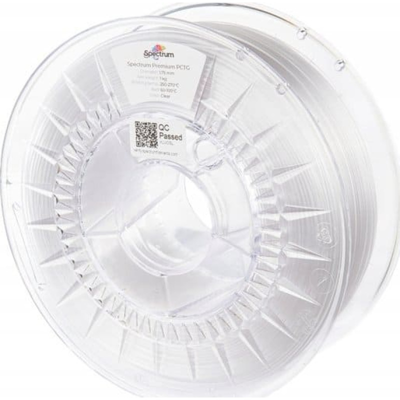 Spectrum Spectrum 3D filament, Premium PCTG, 1,75mm, 1000g, 80734, clear