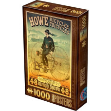 D-Toys Puzzle 1000 Stare plakaty, Fabryka rowerów Howe