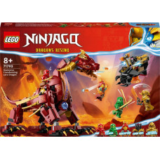 Lego Ninjago Lawowy smok zmieniający się w falę ognia (71793)