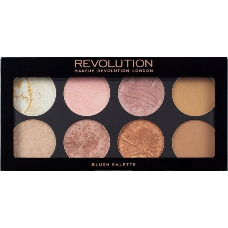 Makeup Revolution Paletka bronzerów i róży Ultra Blush Palette Golden Sugar