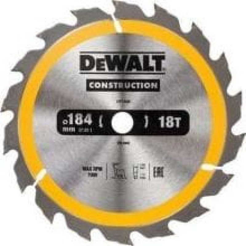 Dewalt tarcza DT1939 do pilarek przenośnych 184x16mm (DT1939-QZ)