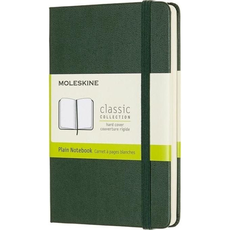 Moleskine Notes Classic 9x14 tw. kropki myrtle zielony