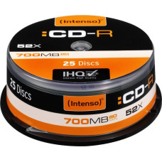 Intenso CD-R 700 MB 52x 25 sztuk (1001124)