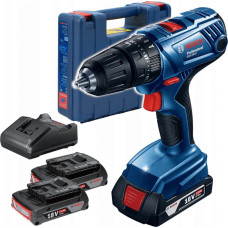 Bosch Wiertarko-wkrętarka Bosch GSB 180-LI 18 V 2 x akumulator 2 Ah (06019F8307)