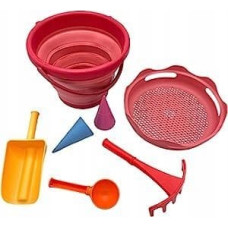 Schildkrot SFS 7in1 Sand Toys folding bucket red