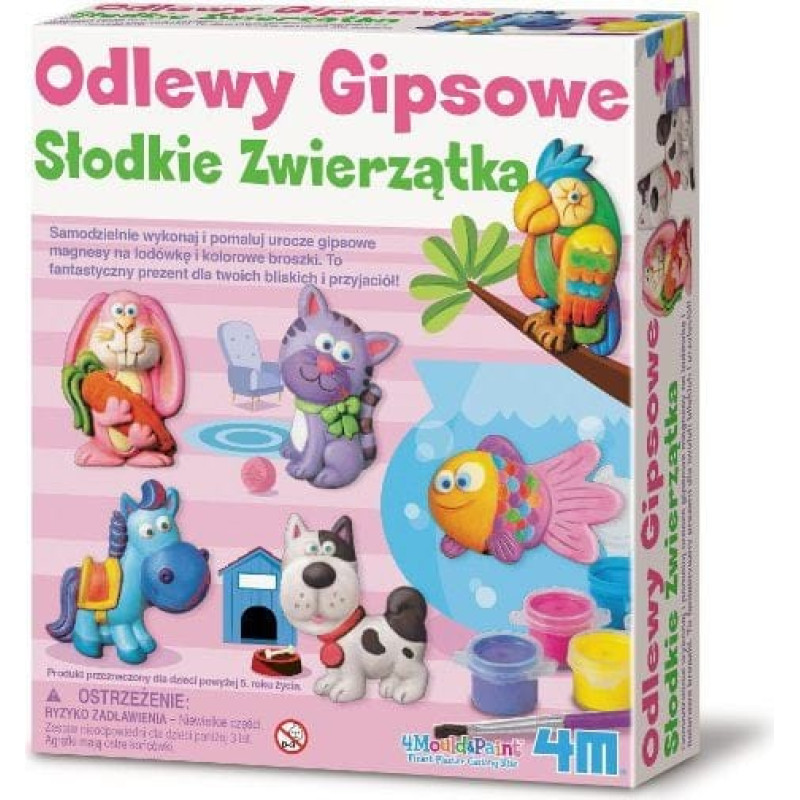 4M Odlewy Gipsowe słodkie zwierzaki 3539