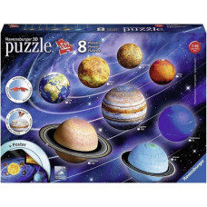 Ravensburger Puzzle 3D Układ planet 2x27el/2x54el/2x72el/2x108el (116683)