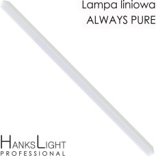 Hankslight Lampa sufitowa HanksLight Lampa LED HanksLight,white,liniowa,alu,zwiesz,1200mm,down36W,4000K