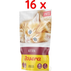 Josera Pate Kitten z olejem z łososia - zestaw 16x85g