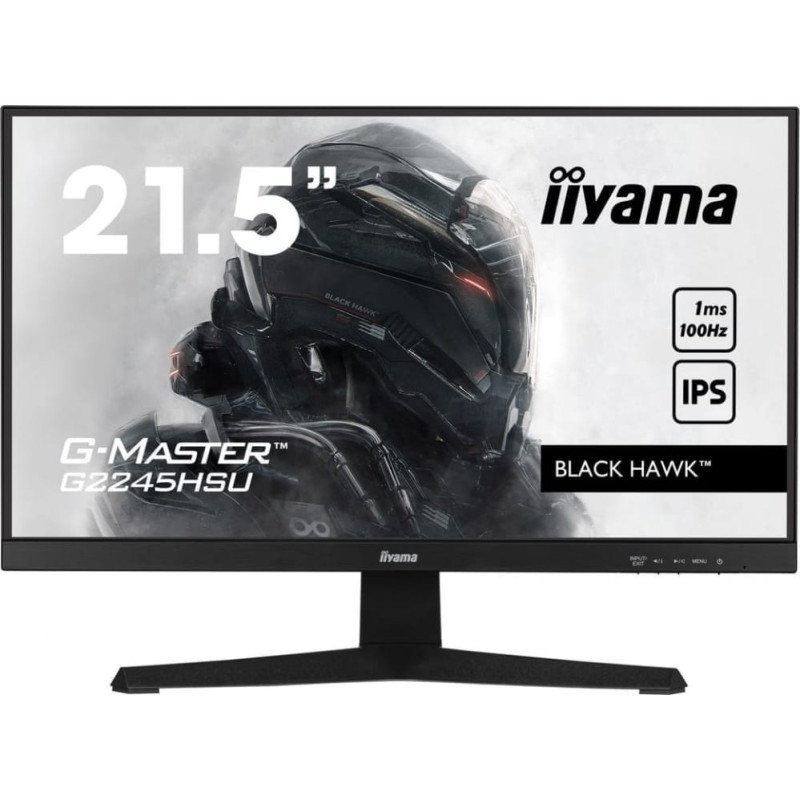 Iiyama G-Master G2245HSU-B1 (55 cm (21 Zoll), schwarz, FullHD, IPS, AMD Free-Sync, 100Hz Panel)