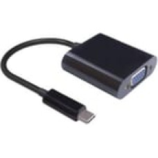 Microconnect Adapter USB MicroConnect USB-C - VGA Czarny  (USB3.1CVGA)